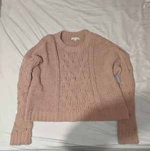 Cropped Knitted Sweater